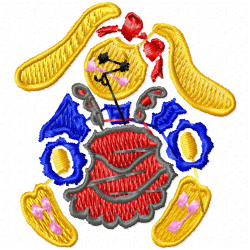 Rabbits Embroidery Design 5